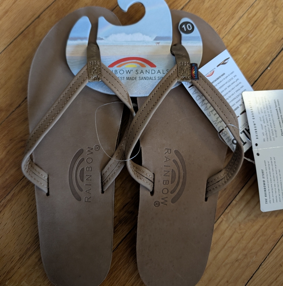 Rainbow Women's Size 10 Dark Brown Sandals